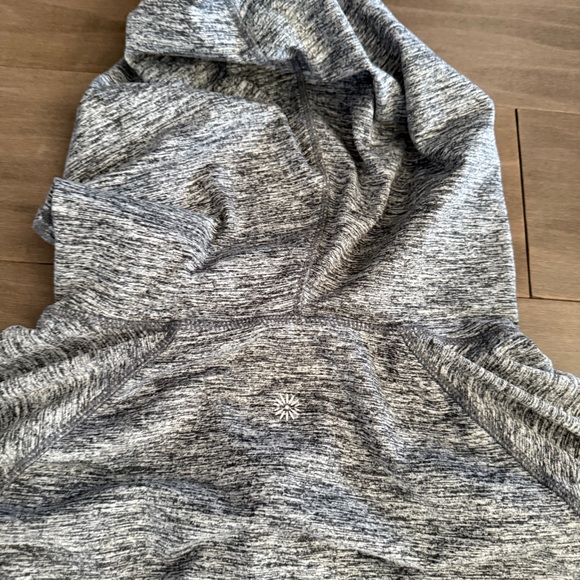 Tangerine Heather Gray Women's Activewear Hoodie Jacket size Large - Picture 8 of 8